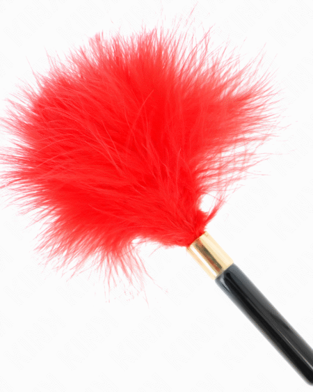 KINK - ROT-GOLD METALL KITZELFEDERN 18 CM