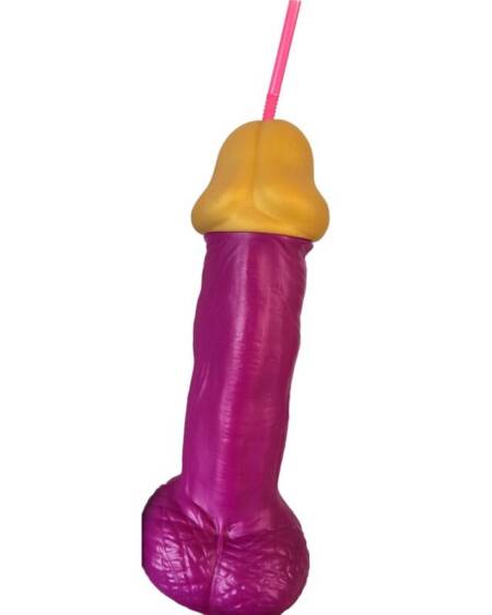 DIABLO PICANTE - PINK KUNSTSTOFF-PENIS AUS GLAS