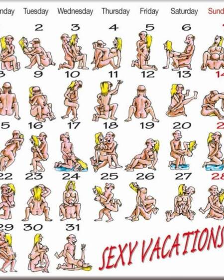 DIABLO PICANTE - KAMASUTRA-KLAENDER MAGNET