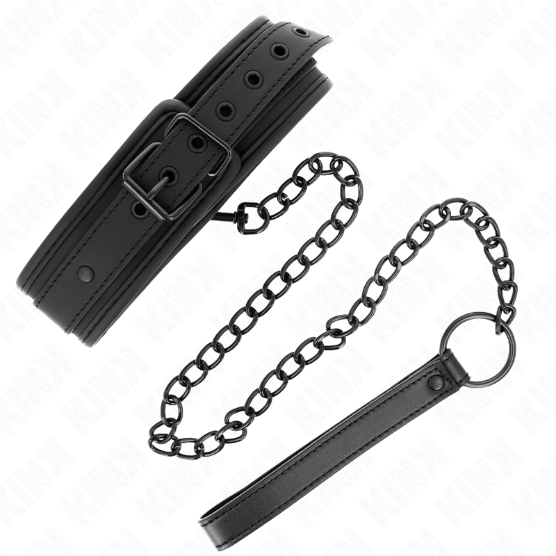 KINK - NEOPREN BONDAGE HALSBAND MODELL 1 MIT GÜRTEL 78 CM VERSTELLBAR 37,5 X 49,5 CM – Bild 5