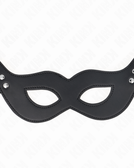 KINK - KUNSTLEDERMASKE MIT NIETEN MODELL 1 26 x 8 CM