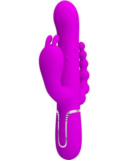 PRETTY LOVE - CAMMY TRIPLE VIBRATOR MULTIFUNKTION 4 IN 1 ROSA