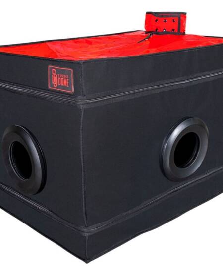 SECRET DOME - KINK CLUB LA NICHE CABIN SCHWARZ & ROT