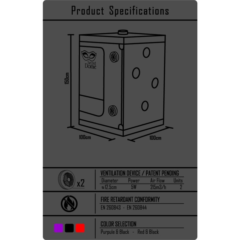 SECRET DOME - KINK CLUB CABIN SCANDALE SCHWARZ & ROT – Bild 16