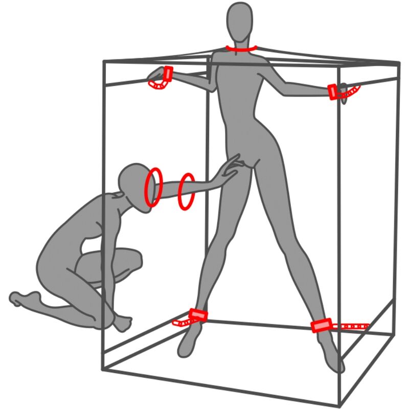 SECRET DOME - KINK CLUB CABIN SCANDALE SCHWARZ & ROT – Bild 5