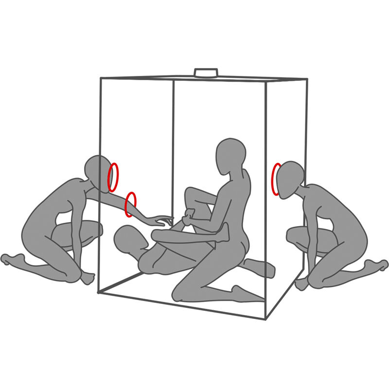 SECRET DOME - KINK CLUB CABIN SCANDALE SCHWARZ & ROT – Bild 6