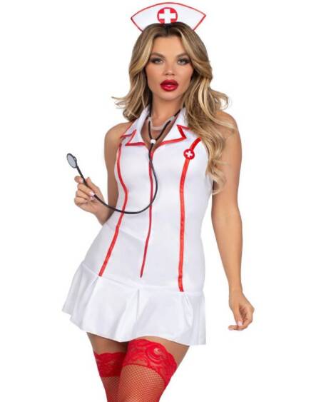 LEG AVENUE - KOSTÜM OBERKRANKENSCHWESTER WEISS S/M