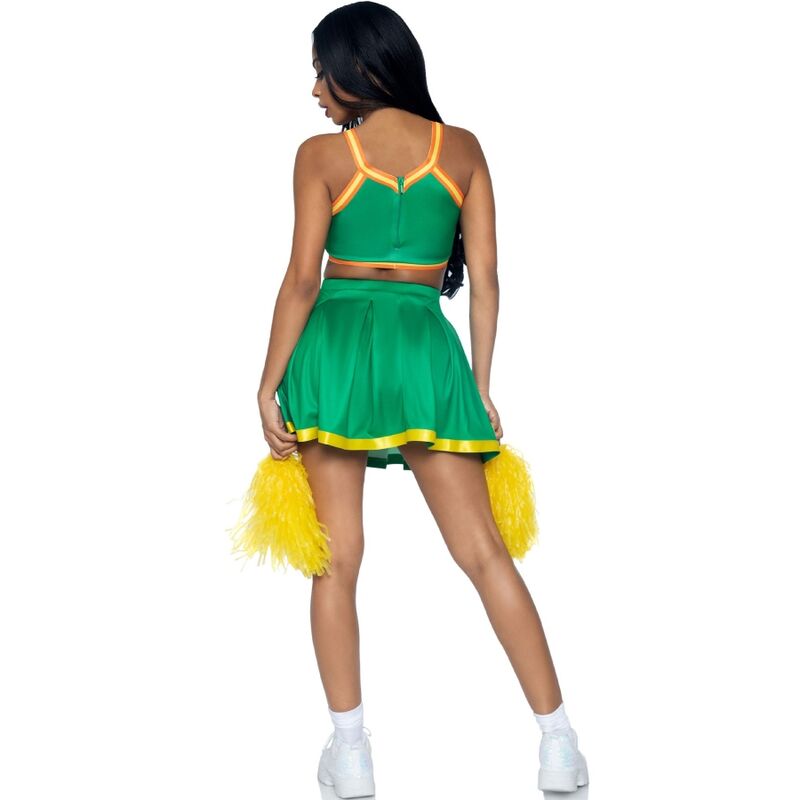 LEG AVENUE - KOSTÜM CHEERLEADER GRÜN M/L – Bild 2