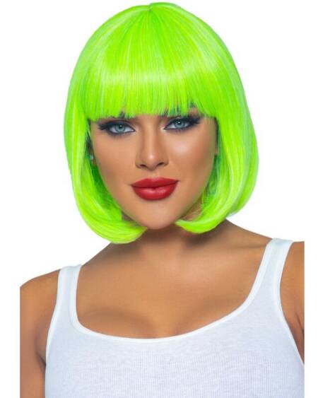 LEG AVENUE – FLUORESZIERENDE BOB-PERÜCKE NEONGRÜN