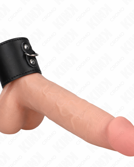 KINK - LEDER PENISRING MIT DRUCKVERSCHLUSS 18 X 5 CM