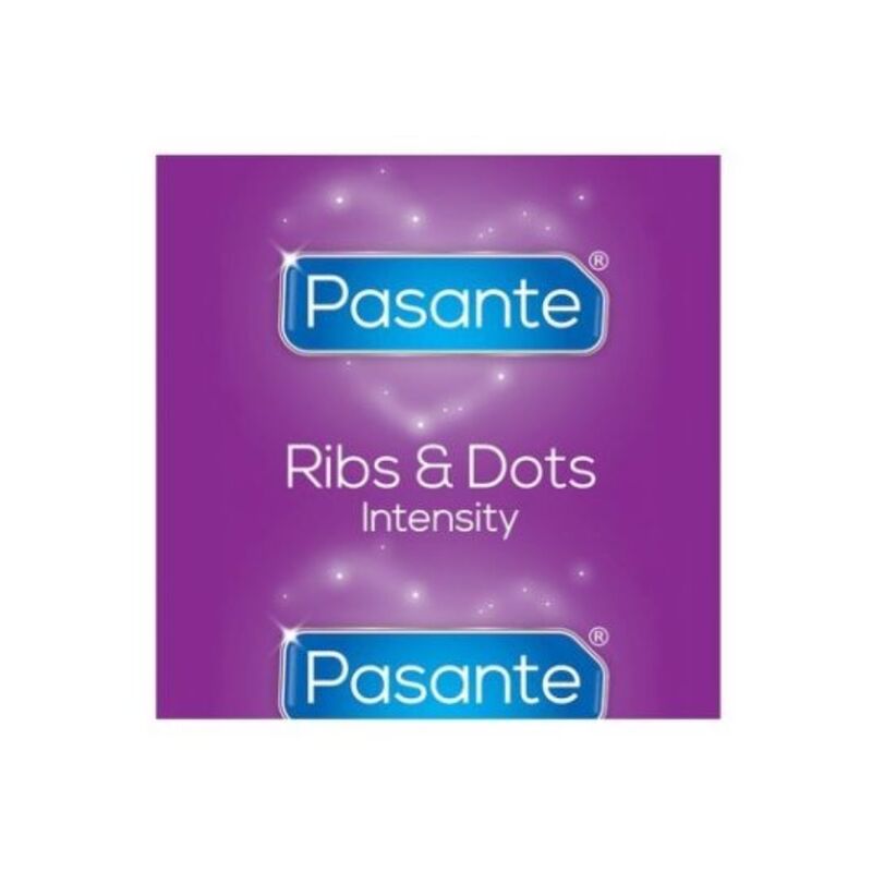 PASANTE - RIBS & DOTS INTENSITY KONDOME 144 EINHEITEN – Bild 2