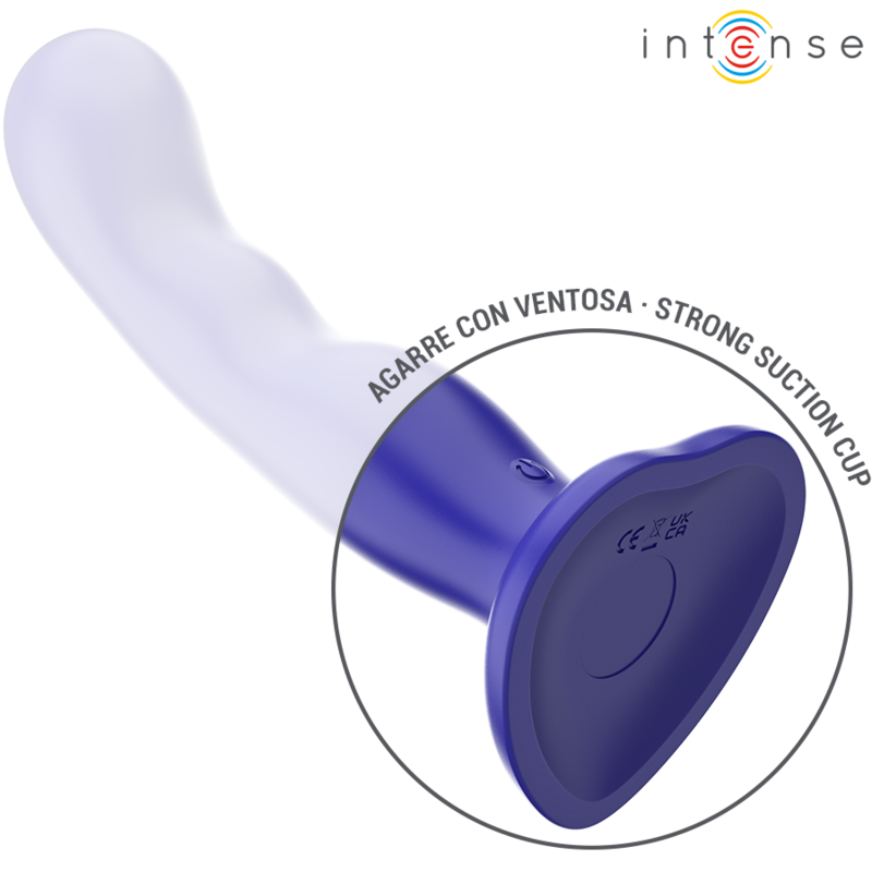 INTENSE - SHORTY VIBRATOR MIT SAUGNÄPFEN BLAU FERNBEDIENUNG – Bild 5