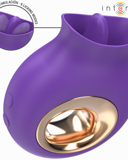 INTENSE - TULI KLITORISSTIMULATOR 9 VIBRATIONEN & 9 OSZILLATIONEN LILA