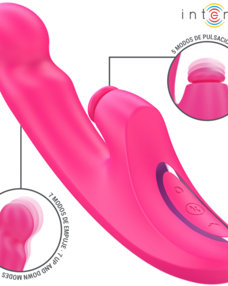 INTENSE - EMI VIBRATOR 13,5 CM MULTIFUNKTION 3 IN 1 10 VIBRATIONEN ROSA