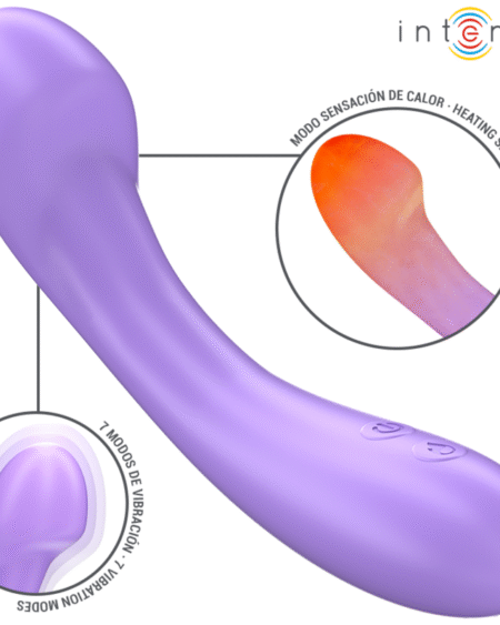 INTENSE - BECKY VIBRATOR 19 CM HEIZBAR 7 VIBRATIONEN LILA