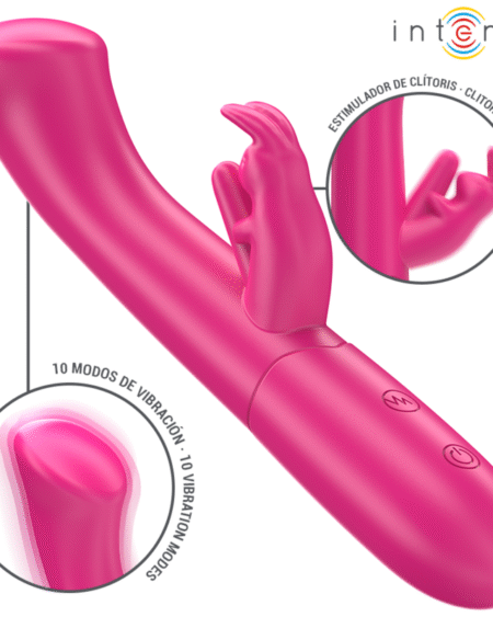 INTENSE - JULIETA RABBIT VIBRATOR 18,6 CM 10 VIBRATIONEN ROSA