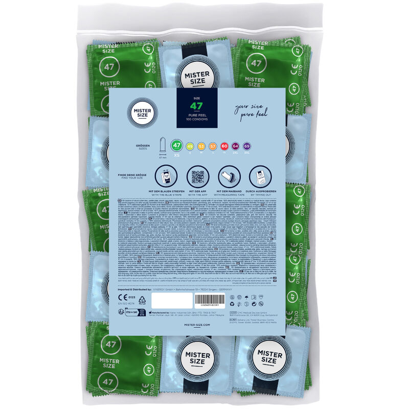 MISTER SIZE - KONDOMGRÖSSE XS 47 MM (100 EINHEITEN) – Bild 2