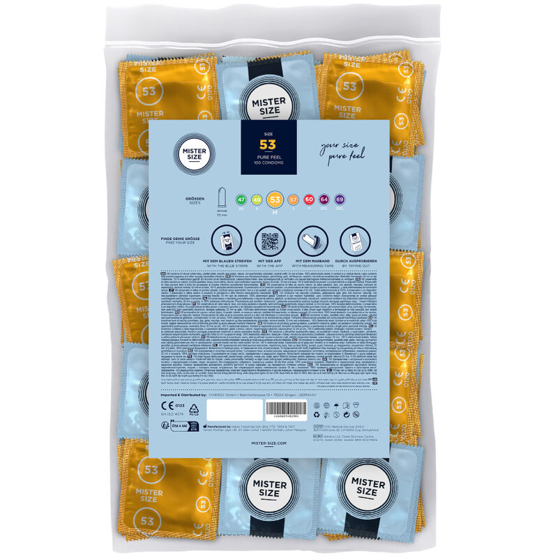 MISTER SIZE - KONDOMGRÖSSE M 53 MM (100 EINHEITEN) – Bild 2