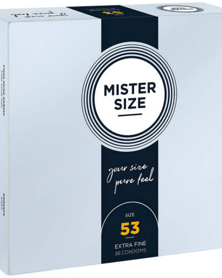 MISTER SIZE - KONDOMGRÖSSE M 53 MM (36 EINHEITEN)