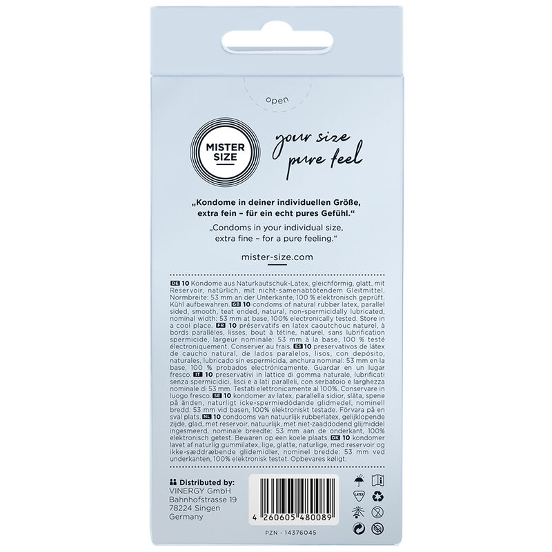 MISTER SIZE - KONDOMGRÖSSE M 53 MM (10 EINHEITEN) – Bild 3