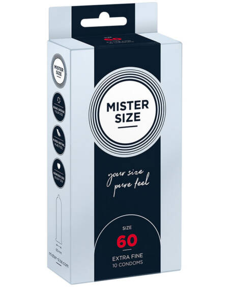 MISTER SIZE - KONDOMGRÖSSE XL 60 MM (10 EINHEITEN)
