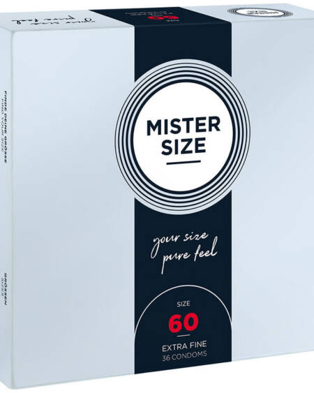 MISTER SIZE - KONDOMGRÖSSE XL 60 MM (36 EINHEITEN)