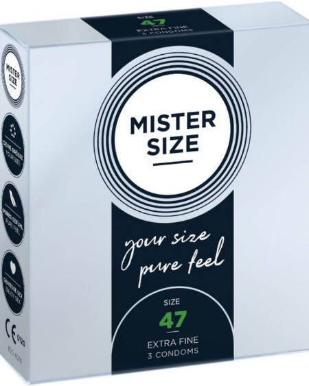 MISTER SIZE - KONDOME GRÖSSE XS 47 MM (3 EINHEITEN)