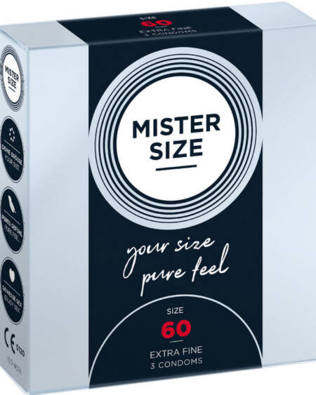 MISTER SIZE - KONDOMGRÖSSE XL 60 MM (3 EINHEITEN)