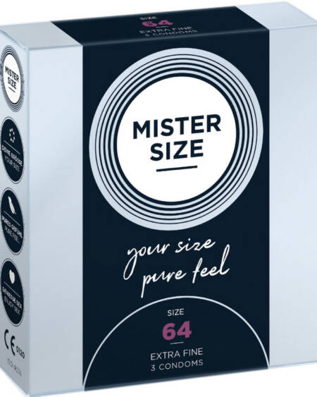 MISTER SIZE - KONDOME GRÖSSE XXL 64 MM (3 EINHEITEN)