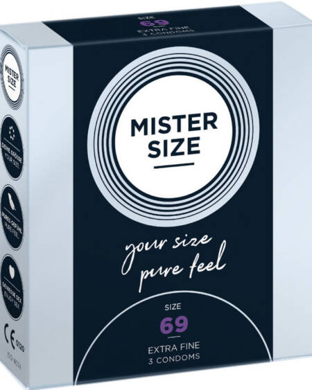 MISTER SIZE - KONDOME GRÖSSE XXXL 69 MM (3 EINHEITEN)