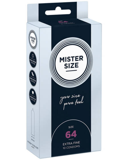 MISTER SIZE - KONDOME GRÖSSE XXL 64 MM (10 EINHEITEN)