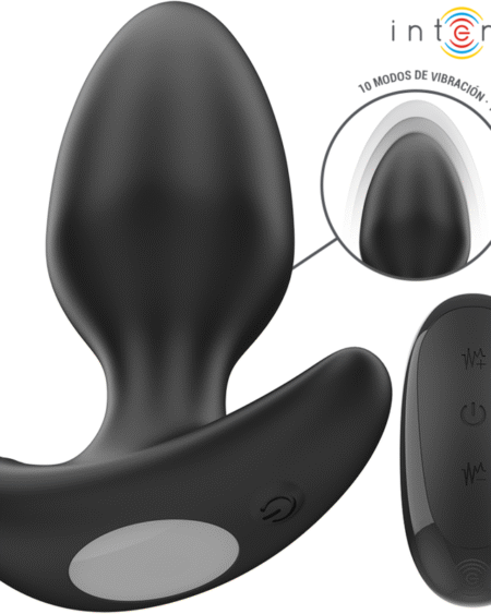 INTENSE - JOEY ANAL PLUG 10 VIBRATIONEN SCHWARZ FERNBEDIENUNG