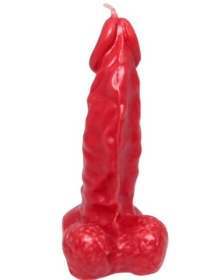 DIABLO PICANTE - PENISFORMIGE KERZE ROT