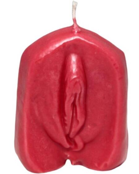 DIABLO PICANTE – VAGINA-FÖRMIGE KERZE ROT