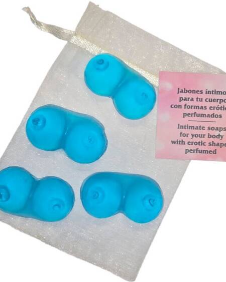 DIABLO PICANTE - 4 MINI-DUFTSEIFEN IN BRUSTFORM BLAU