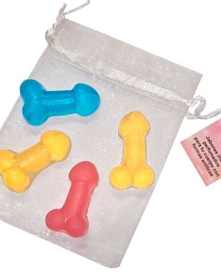 DIABLO PICANTE - 4 MINI-DUFTSEIFEN IN PENISFORM