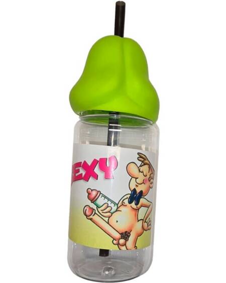 DIABLO PICANTE - PENISFÖRMIGE 360 ML BABYFLASCHE GRÜN