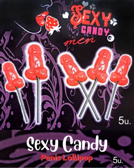 DIABLO PICANTE - BOX MIT 5 PENIS-LUTSCHER IN KIRSCHFORM