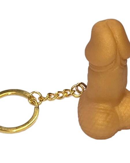 DIABLO PICANTE – GOLDENER SCHLÜSSELANHÄNGER IN PENISFORM