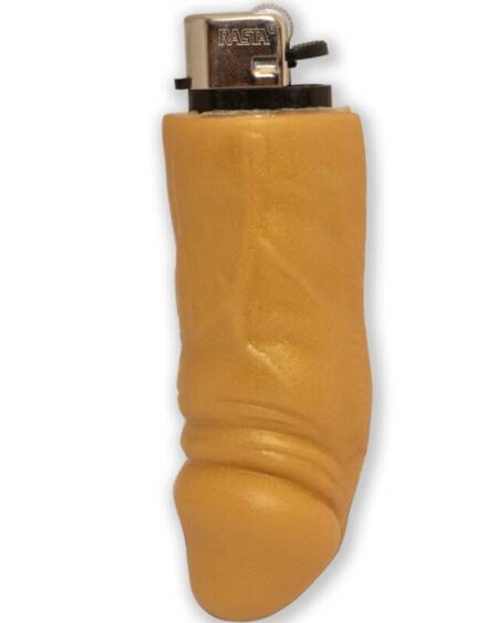 DIABLO PICANTE – GOLDENES, WIEDERAUFLADBARES FEUERZEUG IN PENISFORM