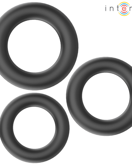 INTENSE - HUGH 3 BASIC PENISRINGE AUS SILIKON SCHWARZ