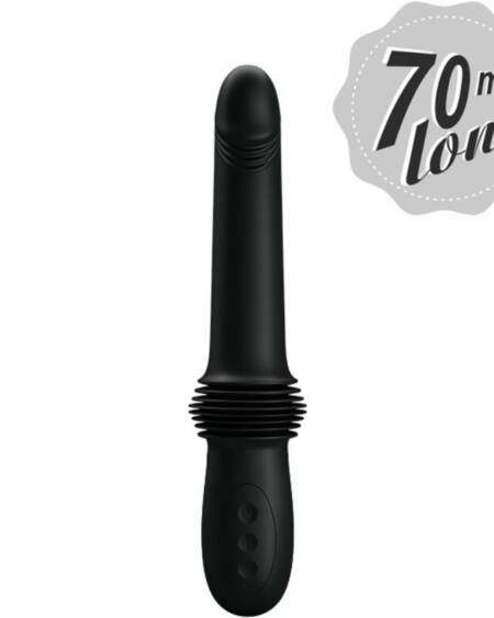 PRETTY LOVE - PAZUZU VIBRATOR 3 STOSSMODI SCHWARZ