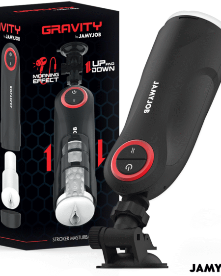 JAMYJOB - AUTOMATISCHER VAGINA-MASTURBATOR MIT GRAVITY-FUNKTION, 5 SAUGMODI