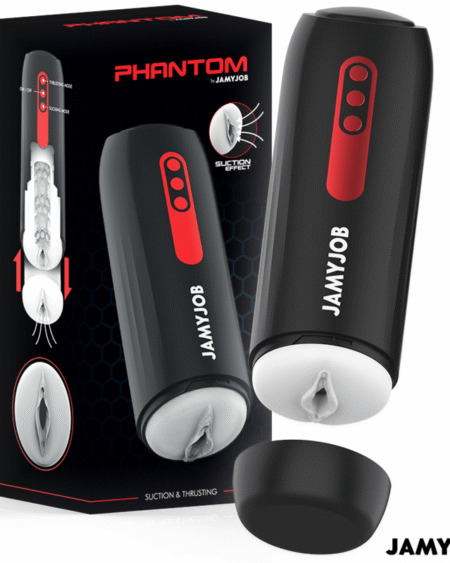 JAMYJOB - PHANTOM AUTOMATISCHER VAGINA-MASTURBATOR 5 SAUG- UND STOSSMODI