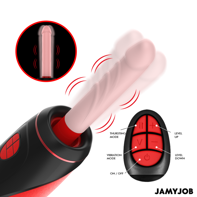 JAMYJOB - PYSTON BASE AUTOMATISCHER MASTURBATOR MIT FERNBEDIENUNG – Bild 6