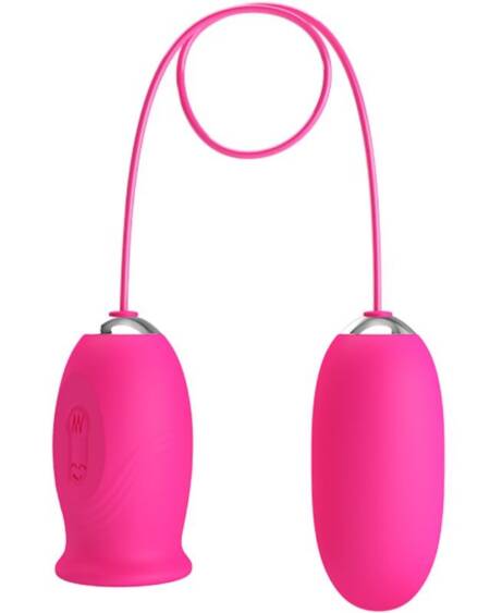 PRETTY LOVE - DAISY VIBRIERENDES EI + KLITORIS STIMULIERENDE ZUNGE ROSA