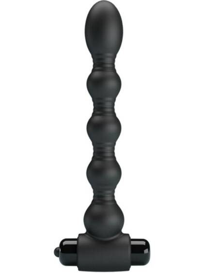 PRETTY LOVE - LYNN SILIKON ANAL PLUG 10 VIBRATIONEN SCHWARZ