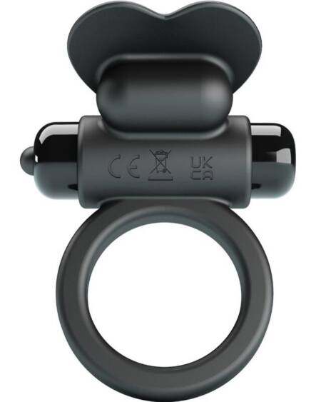 PRETTY LOVE - DEBONAIRE VIBRATIONSRING KANINCHEN 10 VIBRATIONEN SCHWARZ