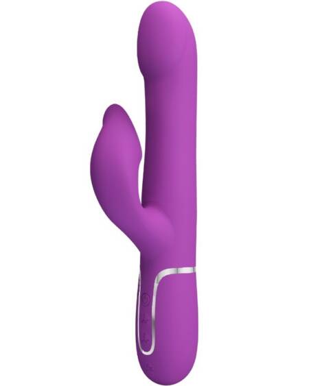 PRETTY LOVE - 4 IN 1 MULTIFUNKTIONSVIBRATOR & STIMULATOR LILA
