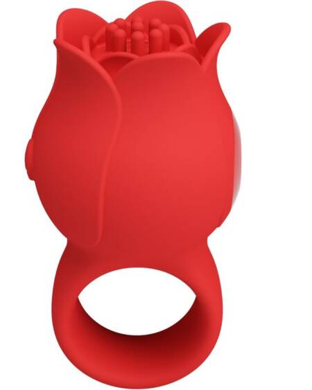 PRETTY LOVE - JAE ROSE FÖRMIGER FINGERVIBRATOR 10 VIBRATIONEN ROT